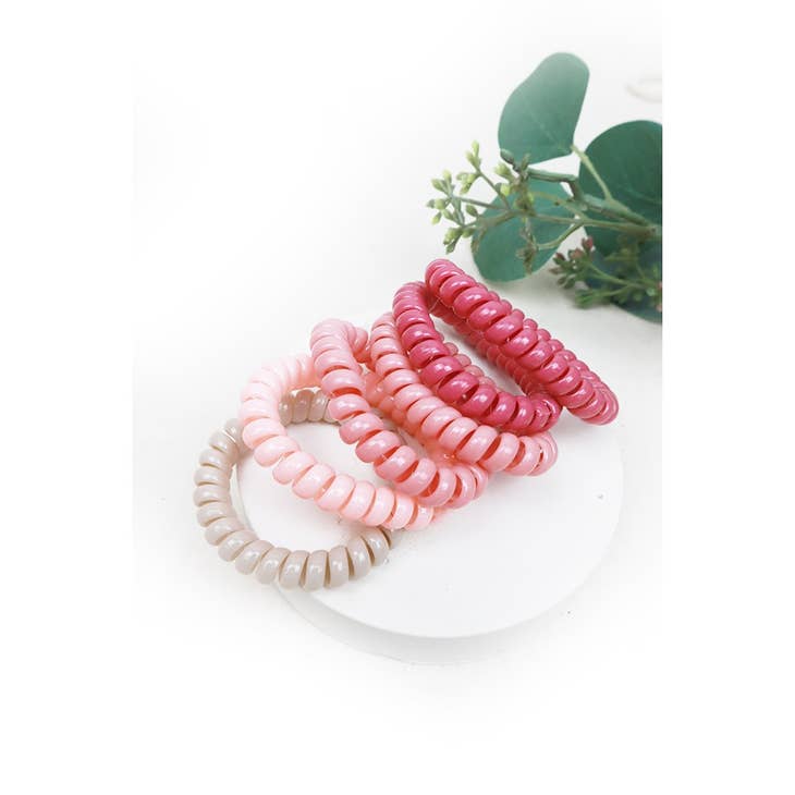 Spiral Silicone Hair Ties
